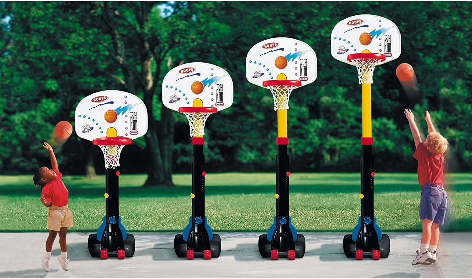 Large Basketball Set – Adjustable & Foldable