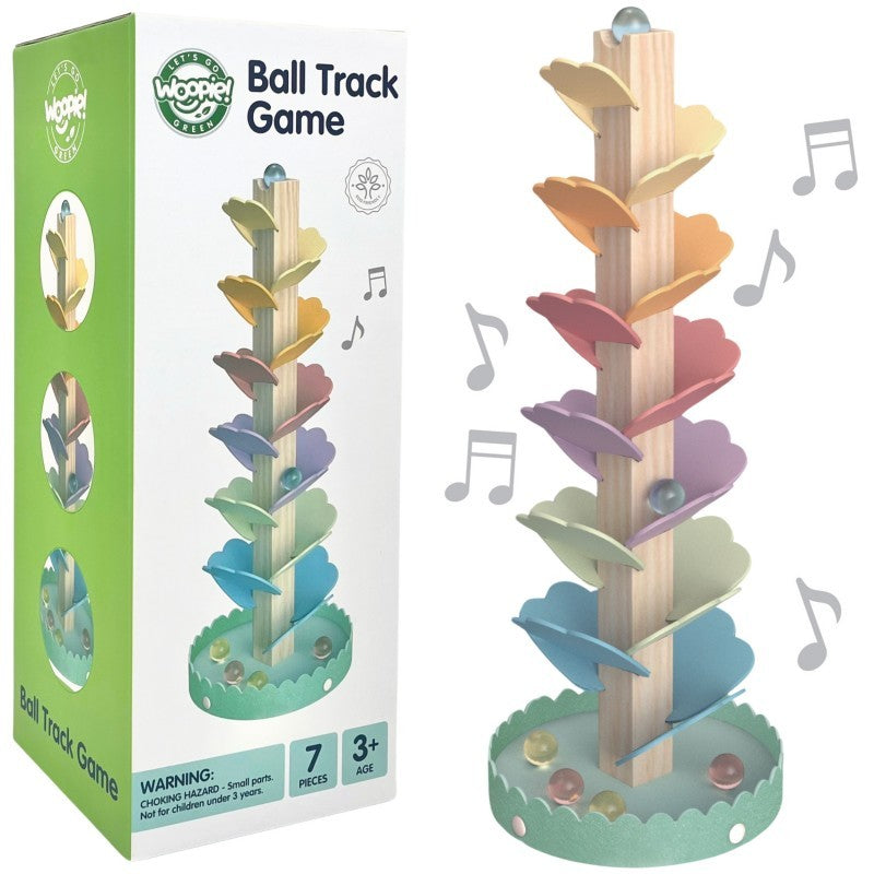 Musical Rainbow Wooden Ball Track