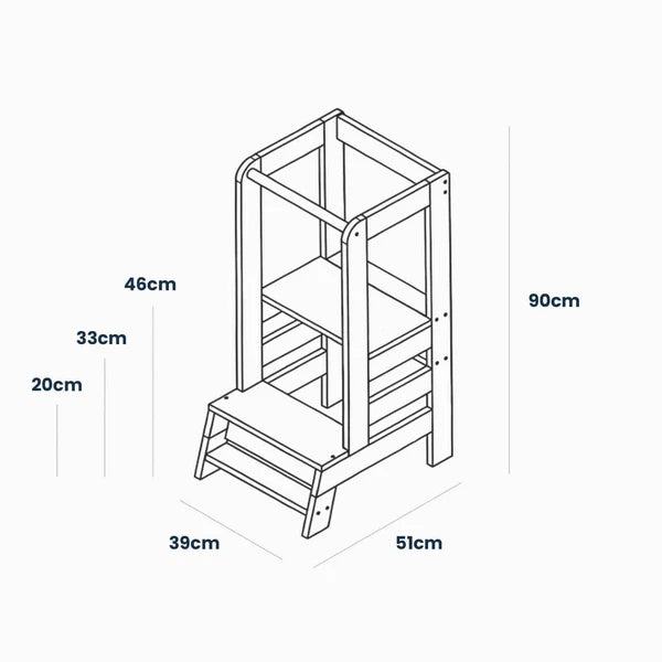 MeowBaby medinis bokštelis vaikams