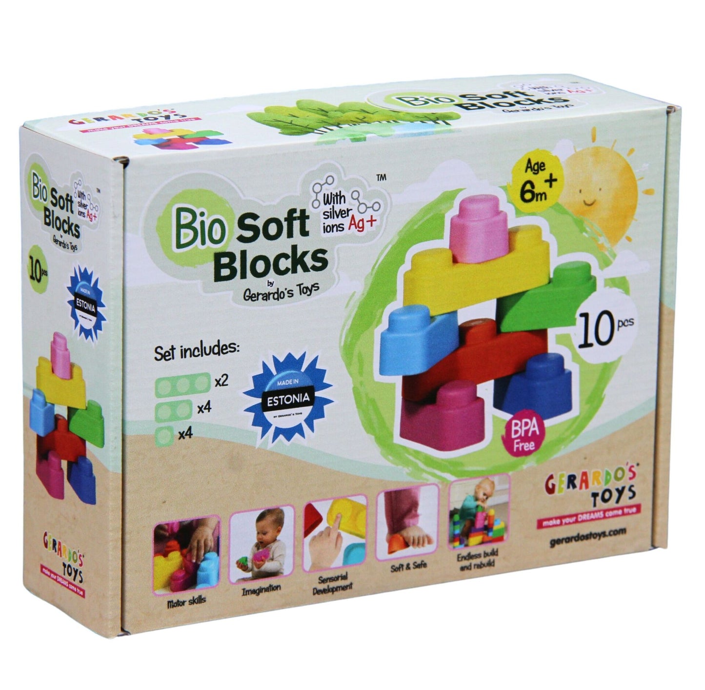 Soft Blocks Set - 10 pieces