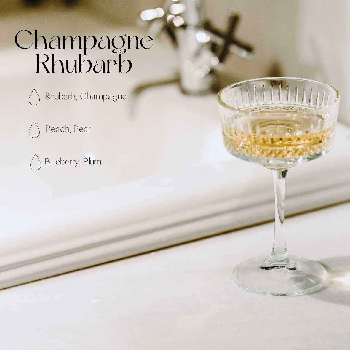 Car Diffuser - Champagne Rhubarb